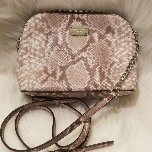 Michael Kors Handbags - Michael Kors snakeskin crossbody